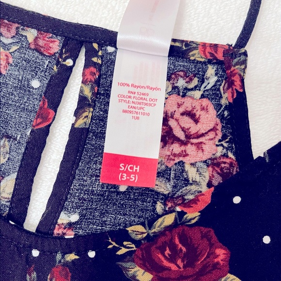 spaghetti strap floral polka dot halter tank NOT ADJUSTABLE & NO CLOSURES pullon - Picture 8 of 15